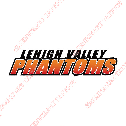 Lehigh Valley Phantoms Customize Temporary Tattoos Stickers NO.9066